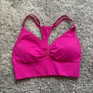 Women's Peloton pink Sports Bra
